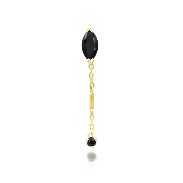Akasha - Black CZ – Junipurr Jewelry Akasha - Black CZ – Junipurr Jewelry