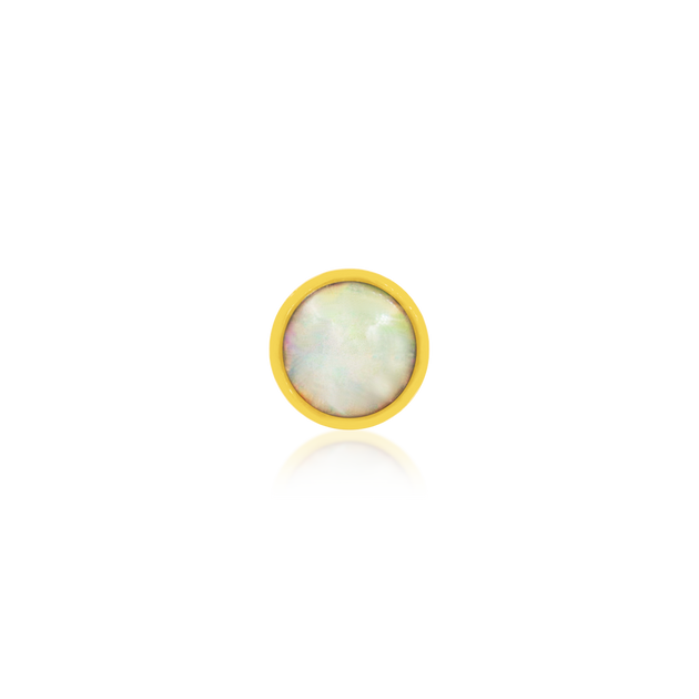 Bezel set cup with Opal Junipurr Jewelry