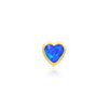 Blue Opal Bezel Heart