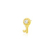 Gold Key with Heart