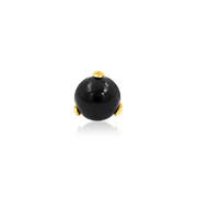 Prong-Set Ball with Black Onyx