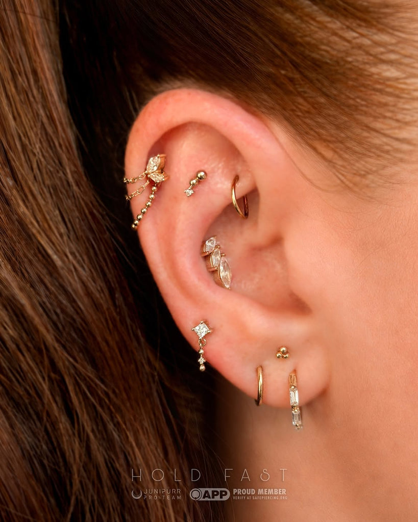 Labret Jewelry Combinations That Make Curated Ears Pop