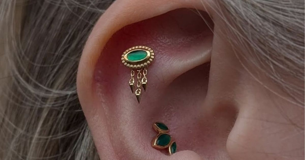 Cartilage Piercing Jewelry That Brings Balance to Every Ear