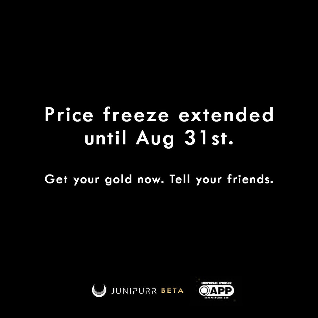 Prize Freeze EXTENDED until August 31st!!