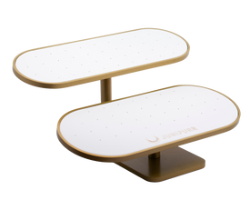 Display for Threadless Ends with 76 holes (White)
