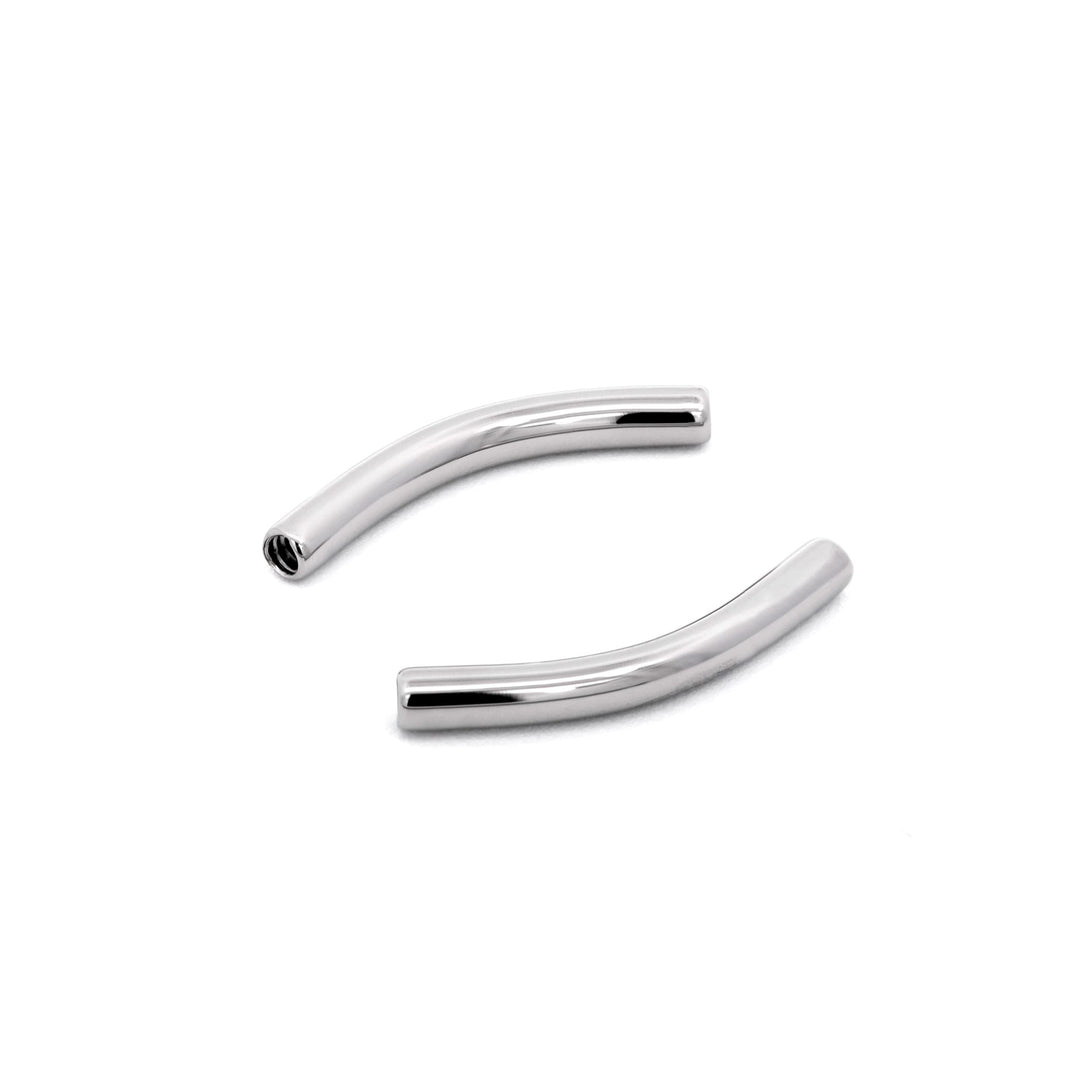 Titanium 16g Curved Barbell - Threaded – Junipurr Jewelry