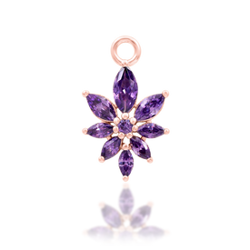 Bailey Amethyst - Rose Gold
