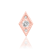 Isadora - White CZ - Rose Gold