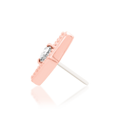 Isadora - White CZ - Rose Gold