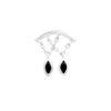 Delphine - Black CZ