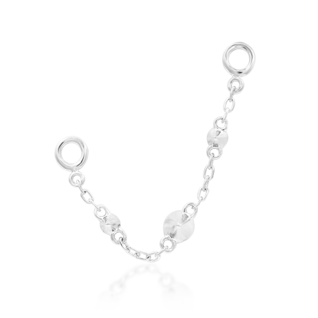 Spiked Chain New Spike Rivet Excellent Gold