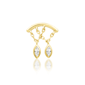 Delphine - White CZ
