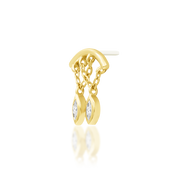 Delphine - White CZ