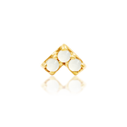 Mini Chevron - Moonstone