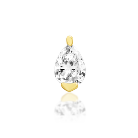 Paige - White CZ