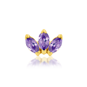 Triple Marquise Fan CZ