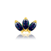 Triple Marquise Fan CZ