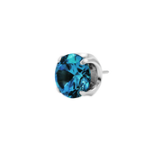 Titanium Threadless Prong-Set Gem