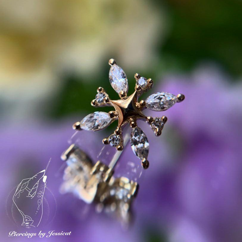 Gold Snowflake - Elsa