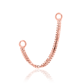 Double Box Chain - Rose Gold