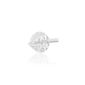 Textured Spike - White Gold