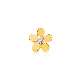 Gold CZ Flower