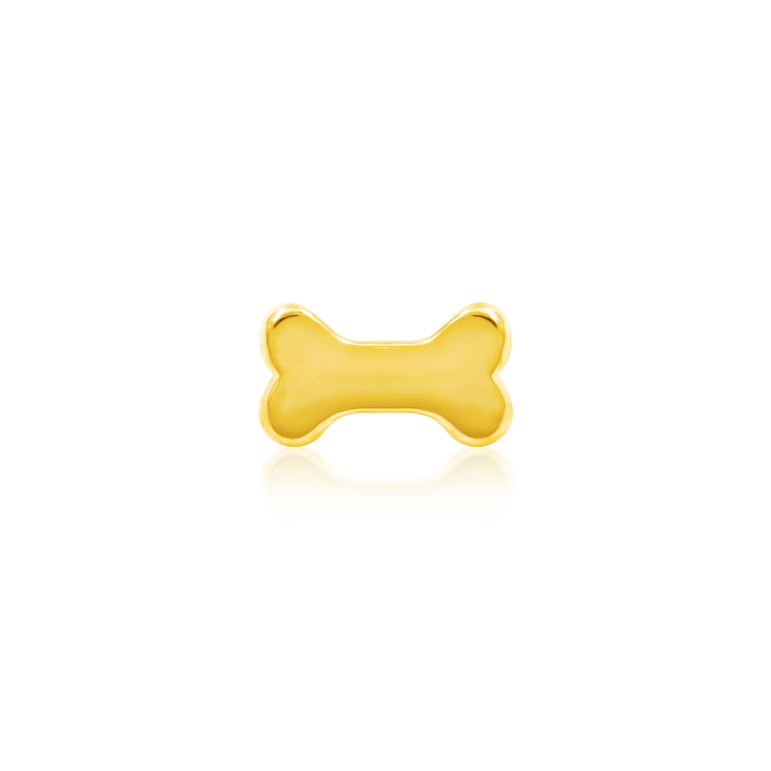 Gold Dog Bone Junipurr Jewelry